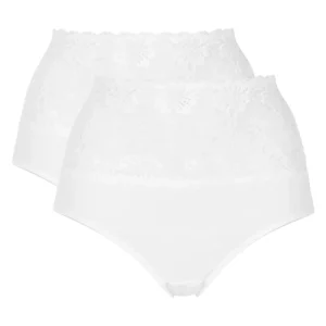 2-Pack spets Maxi Trosa - White
