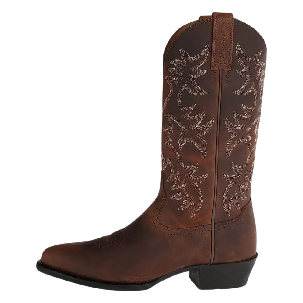 Herr vintage mellanvad broderade western cowboy boots - Bild 2