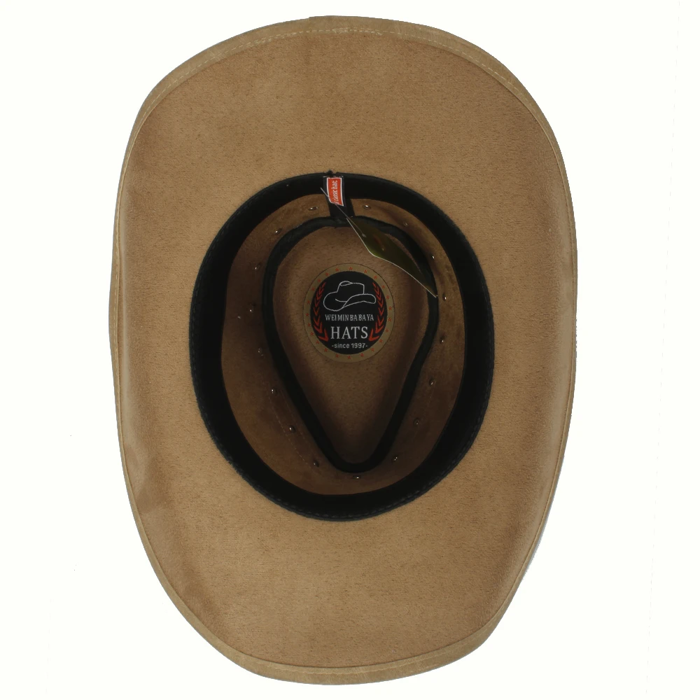Turkos pärlat lädercowboyhatt - Bild 7