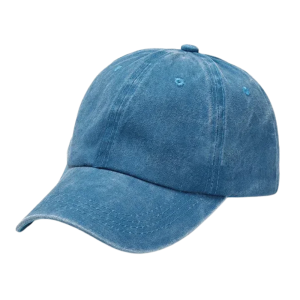 Western tvättad denim amerikansk keps justerbar