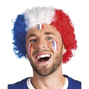 Tricolore peruk / Frankrike