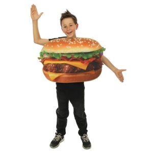 Burgerkostym för barn: från 4 till 12 år