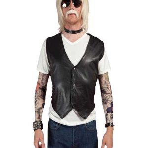 Motorcykel-/punk-/biker-/loubard-kostym