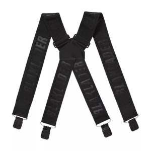Halsband med kors och röd sten