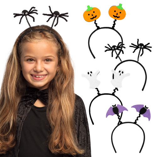 Halloween-hårband – 4 modeller att välja mellan